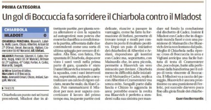 Chiarbola Ponziana VS Mladost Sabato 12 Novembre 2016