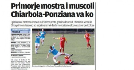 Chiarbola Ponziana VS Primorje Domenica 9 ottobre 2016