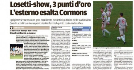 Cormonese VS Chiarbola Ponziana 2-1  Domenica 22 Gennaio 2017